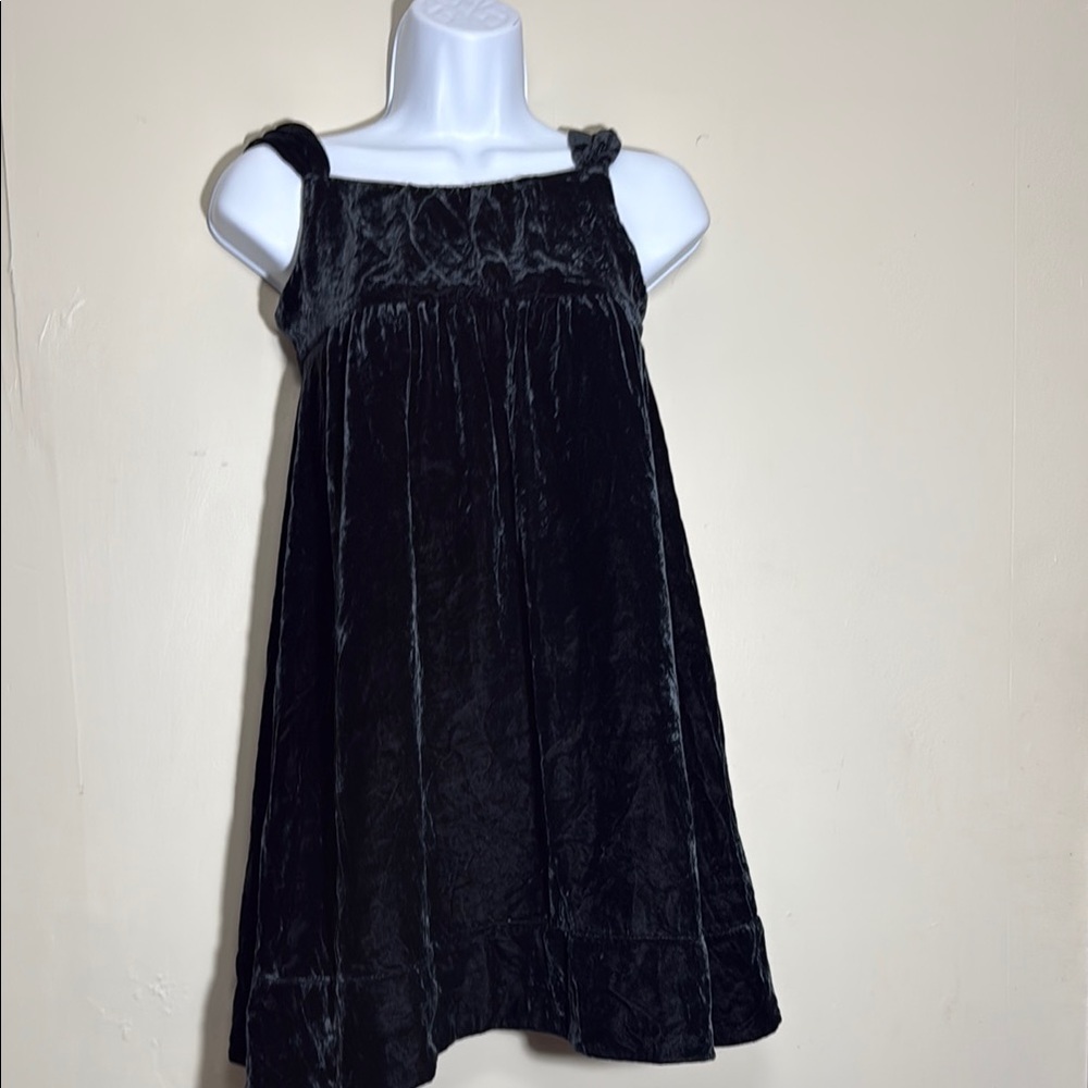 GAP Black Sleeveless Square Neck Sundress